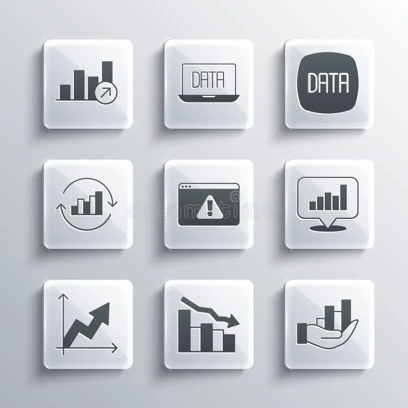 Set Search Data Analysis Financial Growth Decrease Pie Chart Infographic Data Browser With - Gorgeous Ultra HD Ocean Textures | Free Download