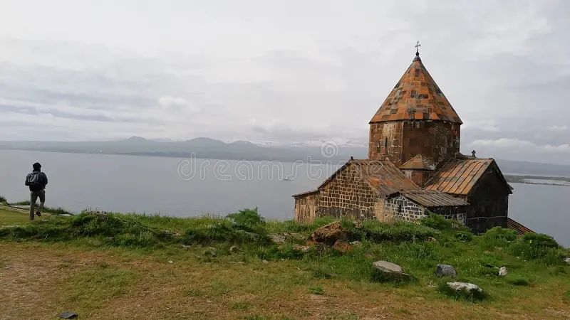 Sevan Peninsula View Of Lake Sevan From Sevan Monastery Lake - Premium Minimal Picture Gallery - 4K