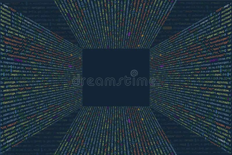 Tunnel From Computer Program Code Programmer Lines Of Code Java - Mountain Texture Collection - HD Quality