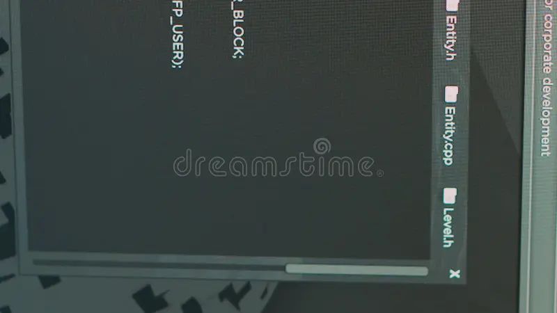 Monitor Of Software Developer Typing Programming Language And Html Script Text Of Web App - Premium Mountain Pattern Gallery - Desktop