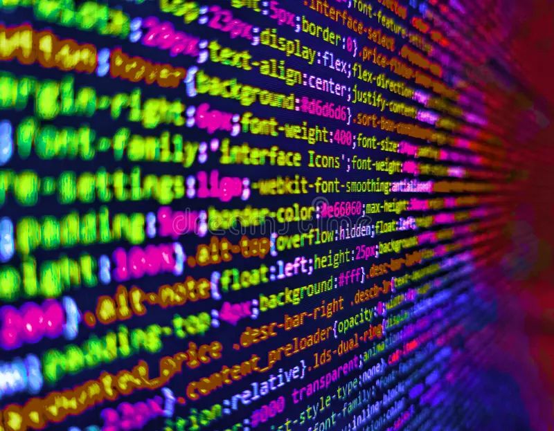 Writing Programming Functions On Laptop Programming Code Typing - Ocean Design Collection - 4K Quality