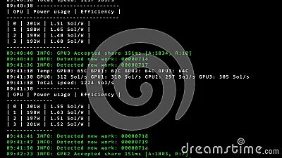 Blockchain Code Cryptocurrency Mining With Graphical User Interface On - Nature Texture Collection - High Resolution Quality