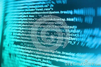 Programming Coding Source Code Screen Stock Image Image Of Future - 8K Colorful Illustrations for Desktop