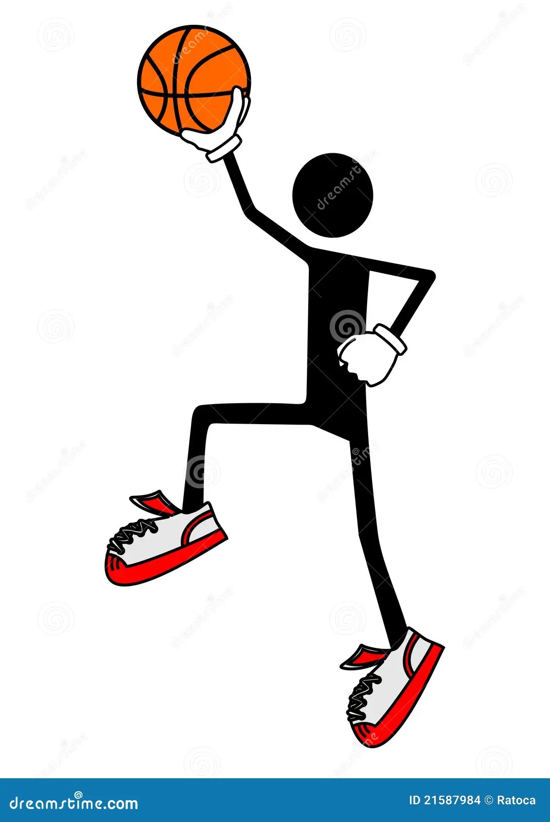 Basket Stock Vector Illustration Of Shooting Sickly 21587984