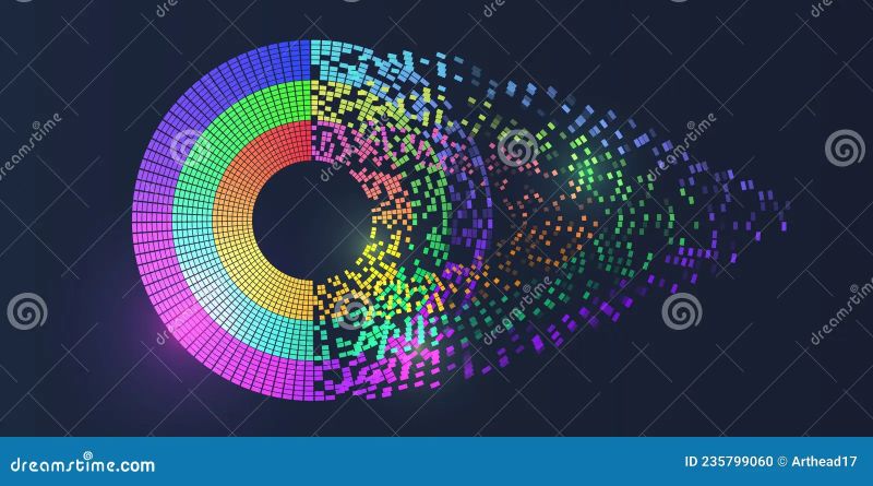 Big Data Visualization Processing Of Data Arrays Sorting Filtering - Premium Ocean Background Gallery - Mobile