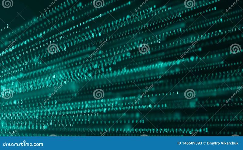Binary Code Abstract Technology Background Big Data Coding Or Hacker - Stunning Geometric Wallpaper - HD
