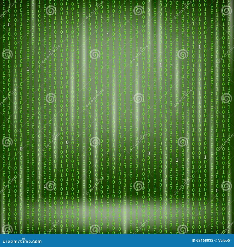 Binary Code Green Background Concept Binary Code Numbers Algorithm Binary Data Code - Landscape Pattern Collection - Ultra HD Quality
