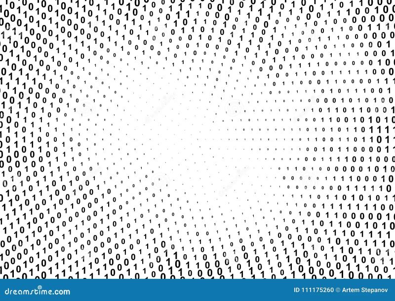 Digital Eye In Binary Code Halftone Pattern Conveying Technology And - Download Modern Space Pattern | Full HD