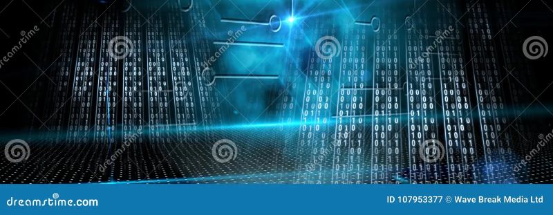 Digital Composite Code Binary Interface Dark Background Stock Photo By - Best Geometric Patterns in 8K