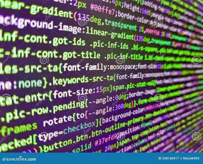 Closeup Of Java Script And Html Code Front End Applications In The Color Concept Coding - Retina Minimal Pictures for Desktop