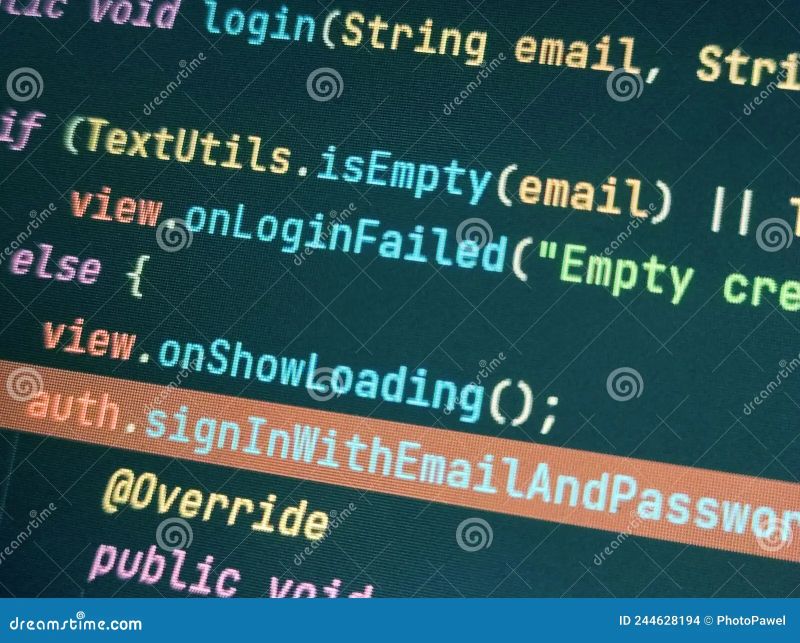 Coding Programming Source Code Screen Abstract Technology Background Cyber Stock Image 173813101 - Ocean Background Collection - 8K Quality