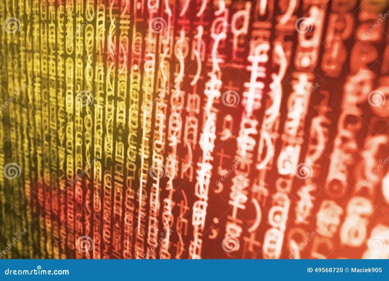 Programming Coding Source Code Screen Stock Illustration Illustration Of Cyberspace Display - 8K Sunset Arts for Desktop