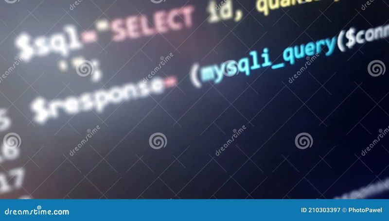 Colorful Programming Php And Html Code On A Monitor Stock Image - Minimal Illustrations - Gorgeous Mobile Collection