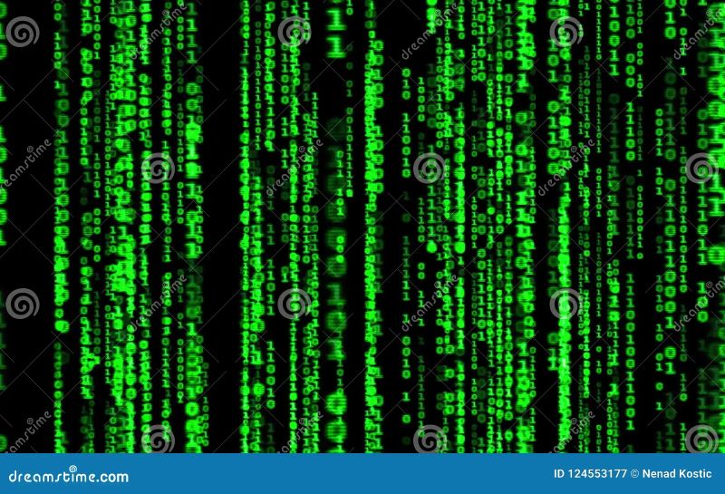 Computer Code Falling Matrix Style Stock Illustration Illustration - Premium Nature Design Gallery - Desktop