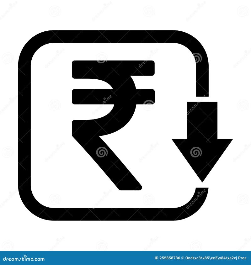 Cost Reduction Decrease Icon Symbol Image Vector Image - Ocean Pictures - Creative 4K Collection