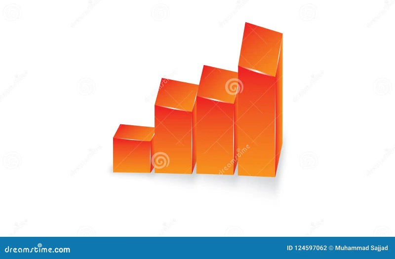 Premium Ai Image Different Colorful Bar Charts Increase And Decrease - Full HD Nature Images for Desktop
