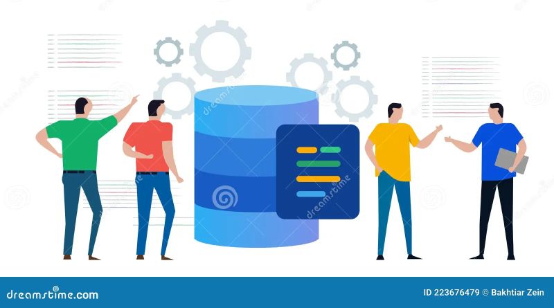 Query Language Structured File Big Data Database Server Computing - Vintage Image Collection - 8K Quality