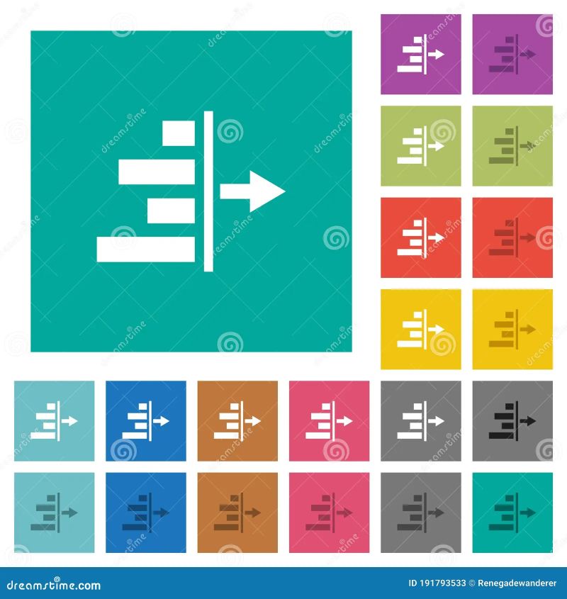 Decrease Right Indentation Content Vivid Colored Flat Icons Curved - Dark Designs - Modern High Resolution Collection