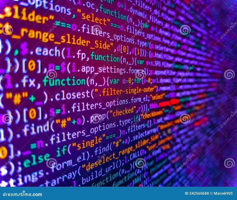 Database Bits Access Stream Visualisation Programmer Working In - Classic Space Background - 4K