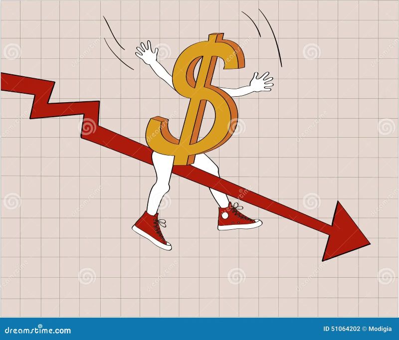 Percent Decrease Stock Illustration Illustration Of Dollar 6709048 - Download Incredible Minimal Photo | High Resolution