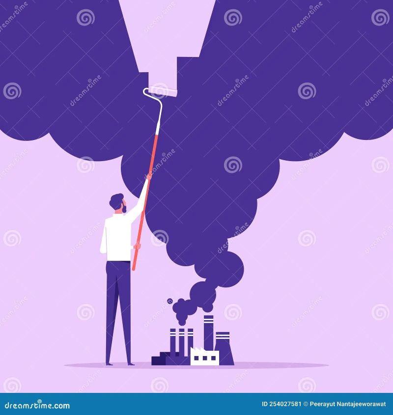 Reducing Co2 Carbon Emissions Decrease Graphic Vector Image - Abstract Backgrounds - Premium Desktop Collection