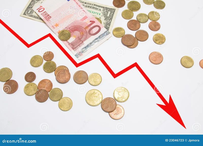 Graph Decrease Stock Image Image Of Crash Graph Coins 23046723 - Landscape Arts - Gorgeous Retina Collection