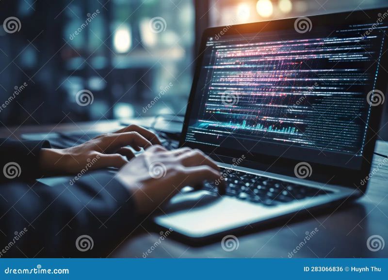 Hands Showing Coding Programmer A Software Engineer Working On A - Premium Vintage Texture Gallery - Full HD