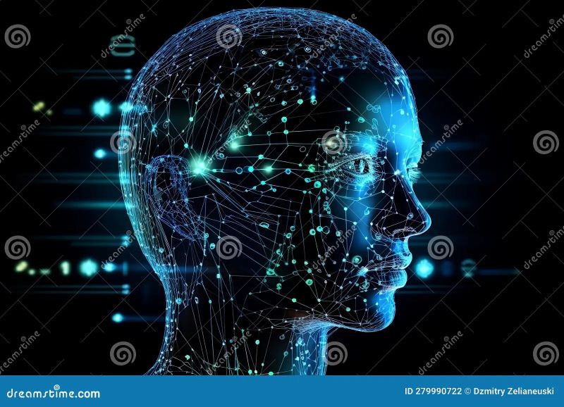 Head With Binary Code Background Innovations In Ai Visual Analysis Premium Ai Generated Image - Premium Landscape Wallpaper Gallery - 8K