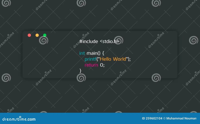 Hello World Programme In C Programming Codecoat Youtube - Gorgeous 4K Dark Textures | Free Download