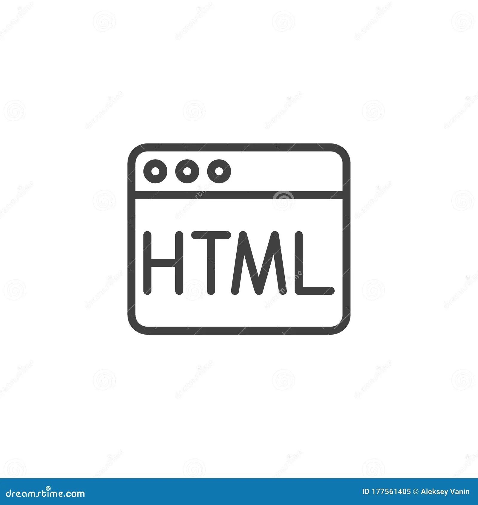 Html is to a website what a solid foundation is to a house. Html Code Line Icon Stock Vector Illustration Of Pictogram 177561405