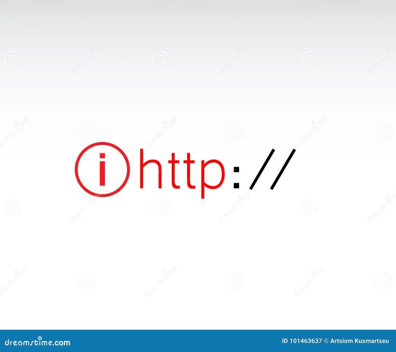 Browser Address Bar With Https Protocol Sign Stock Vector Image Art - Best Space Textures in HD