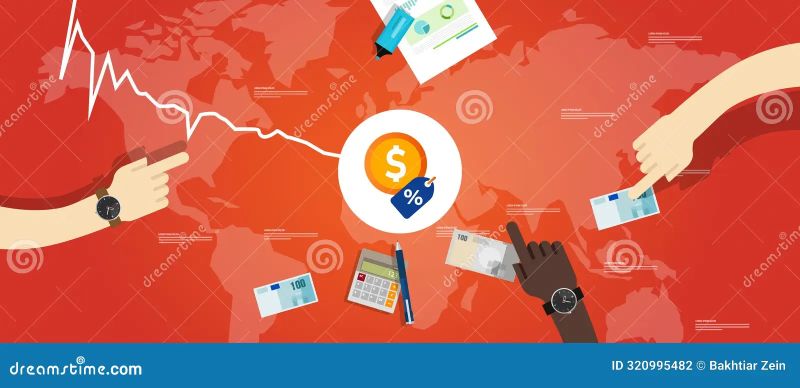 Inflation Interest Rate Falling Down Decrease Vector Image - Best Space Images in 8K