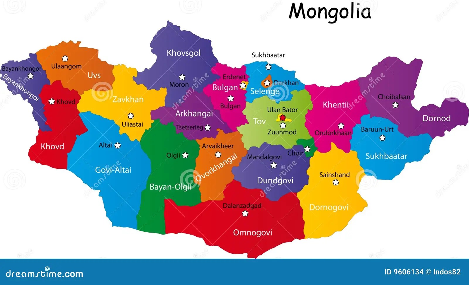 Map Of Mongolia Vector Com 9606134 Map Mongolia 9606134 
