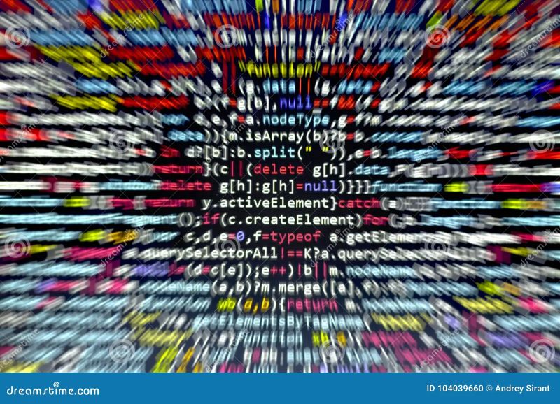 Javascript Code In Bracket Software Modern Tech Programming Source Code Abstract Screen Of - Download Modern Gradient Texture | Retina