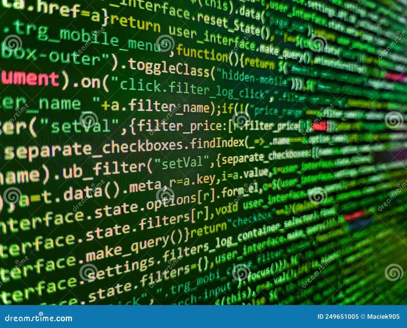 Modern Application Source Abstract Algorithm Concept Lines Of Html - Light Illustrations - Ultra HD High Resolution Collection