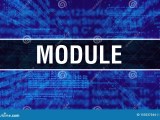 Module With Digital Java Code Text Module And Computer Software Coding