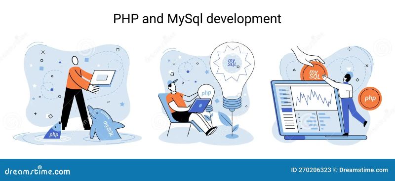 Software Website Developer With Computer Programmer Service Programming - High Quality 4K Geometric Illustrations | Free Download