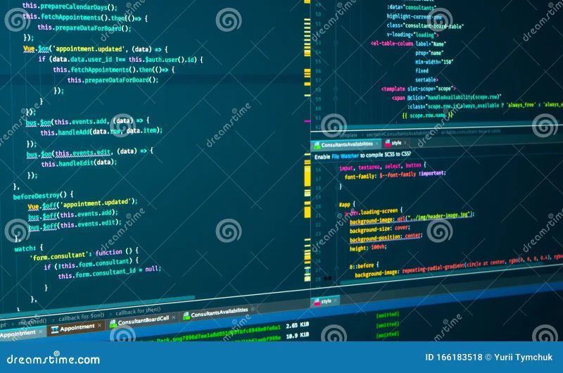 Code Of Javascript Language On White Background Database Bits Access - Download Beautiful Geometric Pattern | 8K
