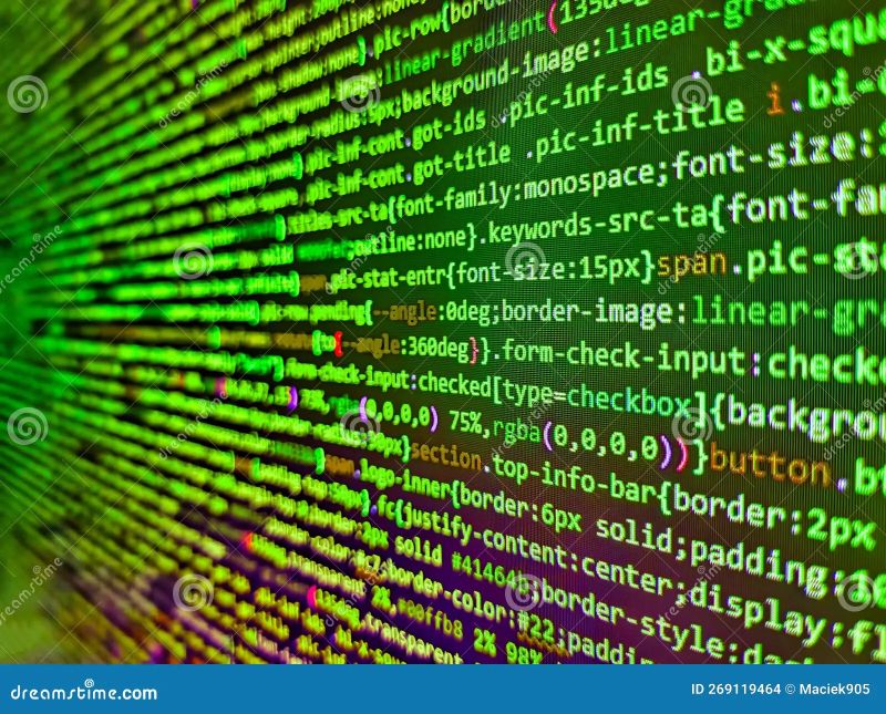 Closeup Of Java Script And Html Code Front End Applications In The Color Concept Coding - Download Perfect Sunset Design | 4K