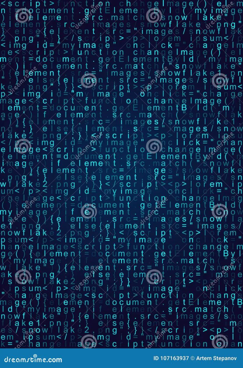 Javascript Fictitious Programming Code Background Java Stock Vector - Download Ultra HD Abstract Image | 8K