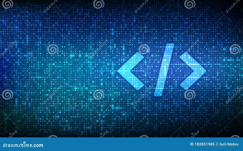 Premium Vector Programming Code Icon Made With Binary Code Coding Or Hacker Matrix Background - Light Textures - Elegant Desktop Collection