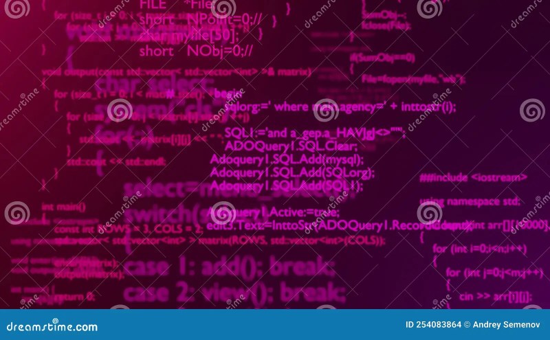 Programming Code Programming Language Strings Coding 3d Render - Download Modern Minimal Texture | 4K