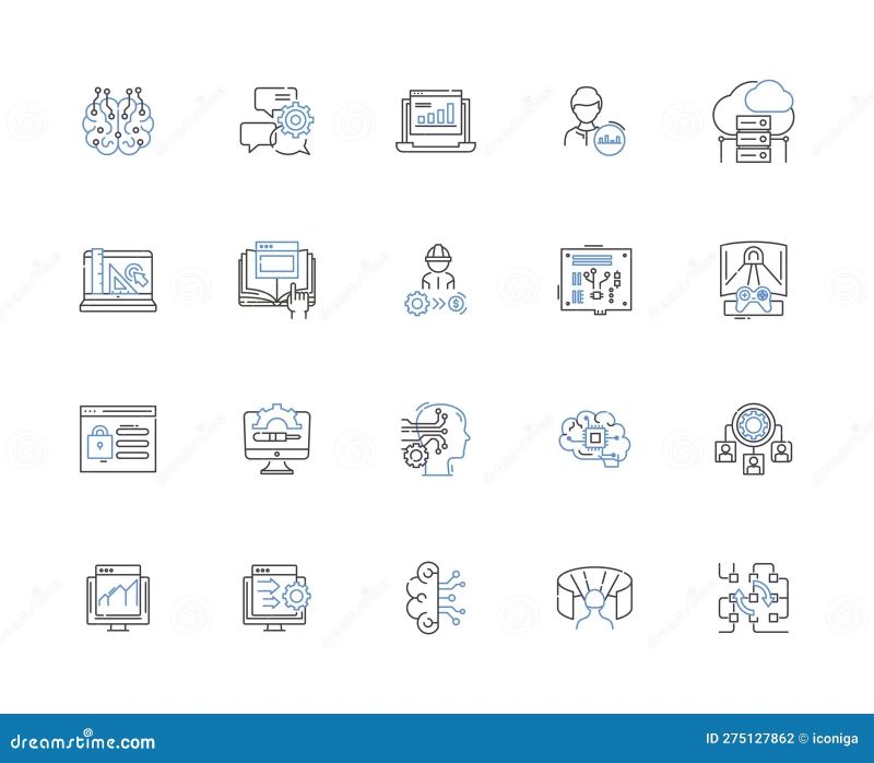 Programming Coding Outline Icons Collection Coding Programming - Premium Colorful Photo Gallery - Desktop