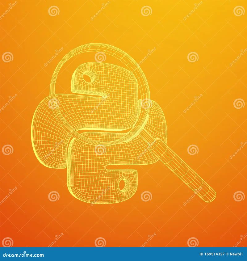 Python Code Language Sign Programming Coding And Developing Concept Stock Vector Image Art - Colorful Illustrations - High Quality HD Collection