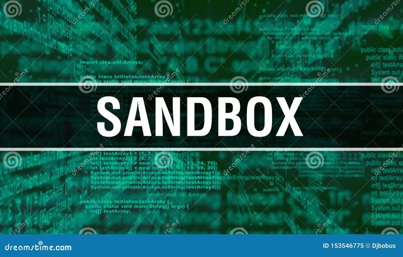 Software Sandbox Concept Application Code Screen Stock Vector Royalty - Nature Patterns - Perfect 4K Collection