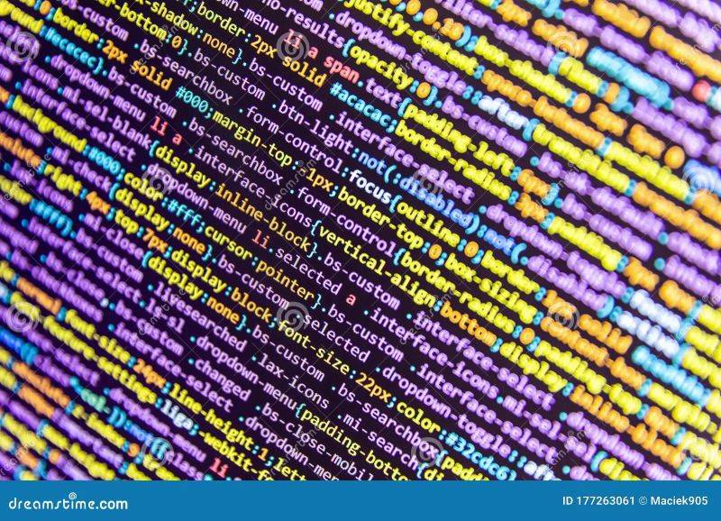 Script On Computer With Source Code Html Code On Lcd Screen - Artistic Ocean Wallpaper - Full HD