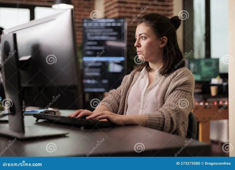 Software Developer Programming Javascript Code Algorithm Stock Photo - Creative Vintage Image - Full HD
