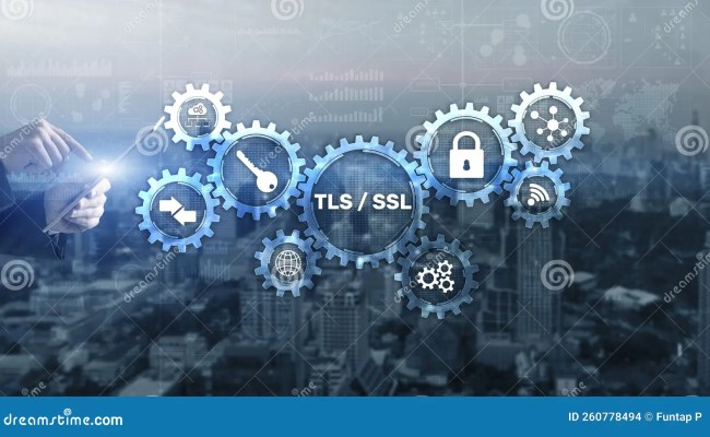 Transport Layer Security. Secure Socket Layer Stock Photo - Image Of ...