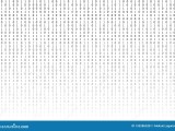 Vector Binary Code Background Transparency Effect Digits Stripes