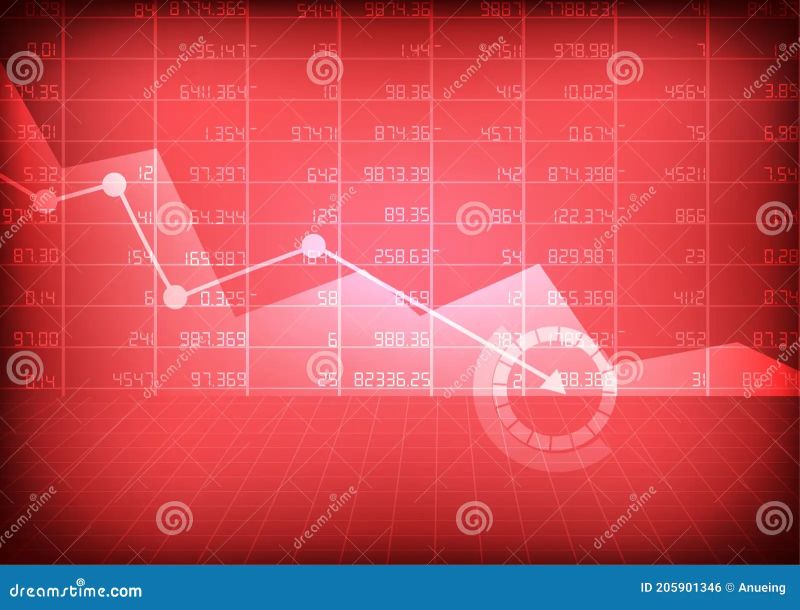 Decrease Business Chart Stock Illustration Illustration Of Graph - Download Elegant Space Image | 4K